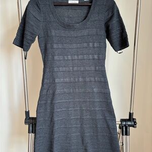 Calvin Klein Charcoal Mini Dress